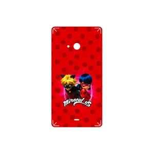 MAHOOT Ladybug and Cat Noir Cover Sticker for Microsoft Lumia 540