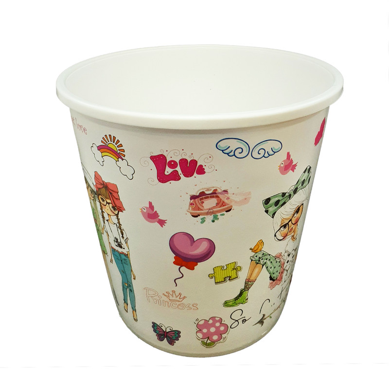 سطل زباله اتاق کودک مدل LOVELY GIRL کد 85