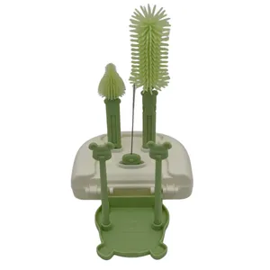 ست برس شیشه شوی مدل cute bear مجموعه 5 عددی