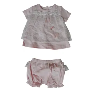 ست سارافون و شورت نوزادی مدل Mintini-4