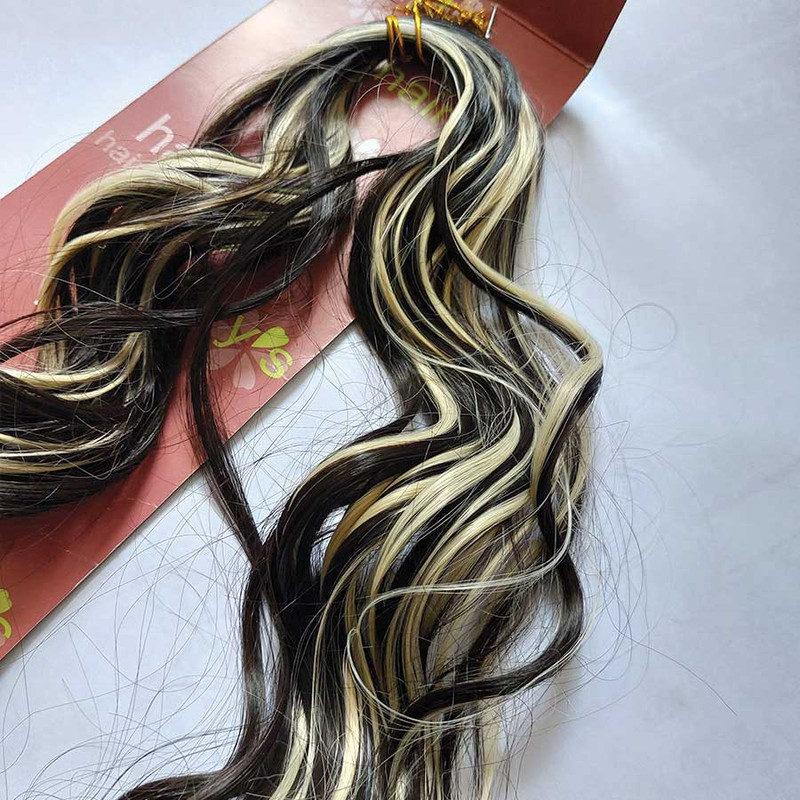 اکستنشن مو زنانه مدل دوسر باز DEEP CURL