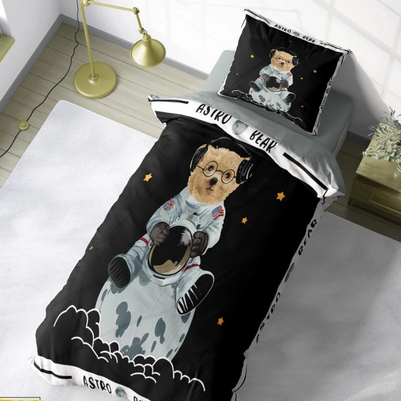 سرویس خواب یک نفره 4 تکه مدل پسرانه کد 1600