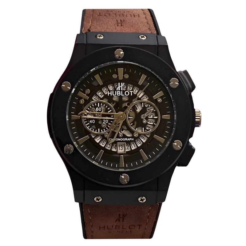 ساعت مچی عقربه‌ای کوارتز مردانه مدل اسپرت تک موتوره صفحه اسکلتون کد ۱.۲