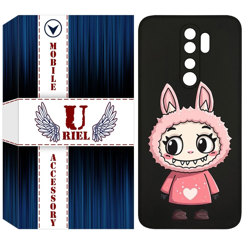 کاور یوریل قاب مدل KSH کد 139 طرح عروسک لبوبو مناسب برای گوشی موبایل شیائومی Redmi Note 8 Pro