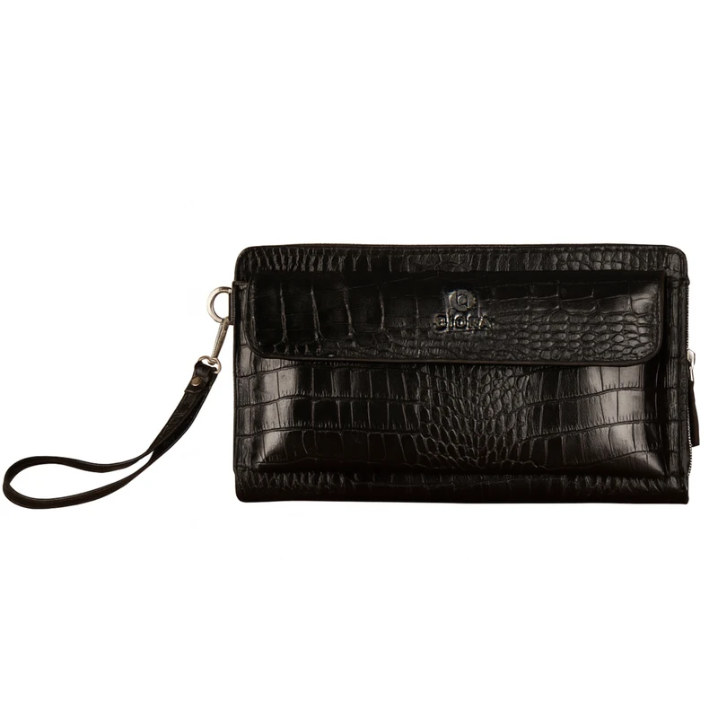 کیف دستی بیورا مدل چرم طبیعی کروکودیلی pa05