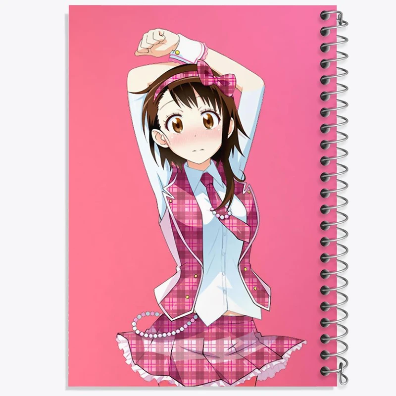 دفتر نقاشی 50 برگ خندالو مدل اونودرا انیمه عشق دروغین کد 17211