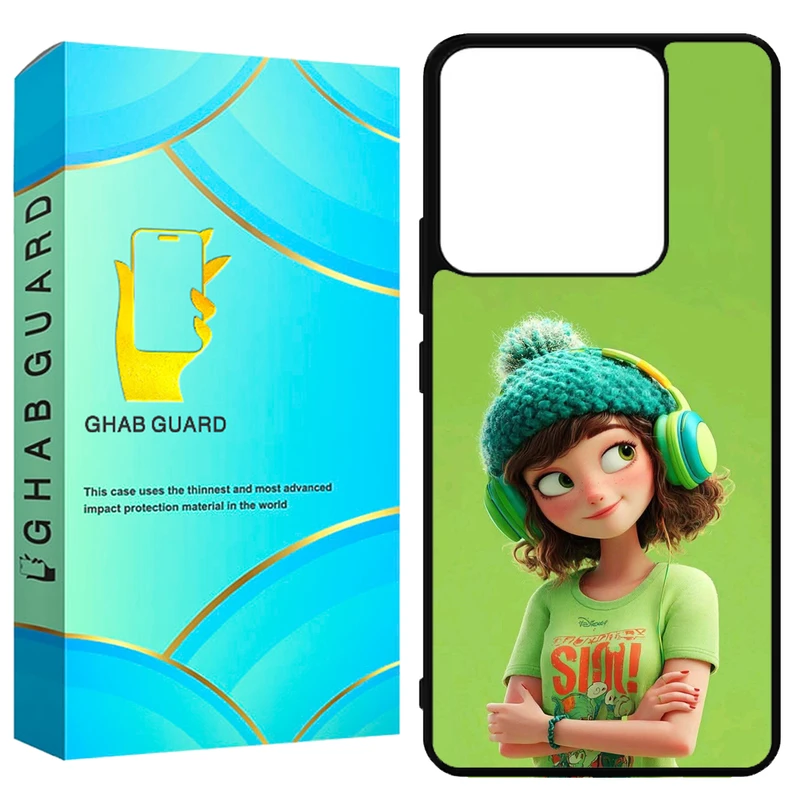 کاور قاب گارد طرح دختر مدل GN14 مناسب برای گوشی موبایل شیائومی Redmi Note 14 5G