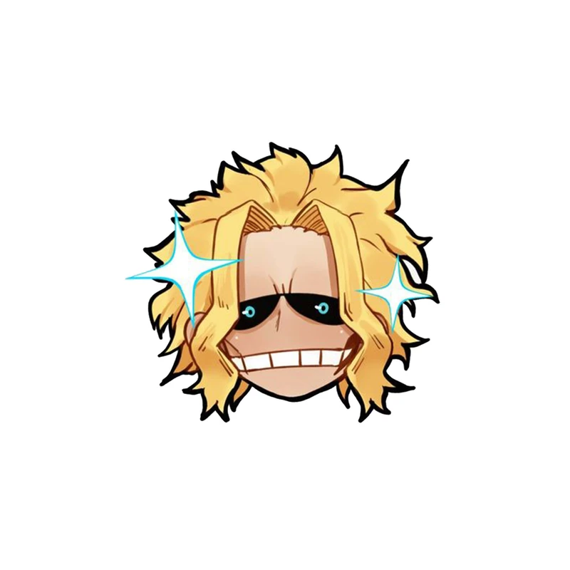استیکر لپ تاپ و موبایل مدل انیمه طرح مدرسه قهرمانان من آلمایت توشینوری یاگی my hero academia All Might Toshinori Yagi کد 2428