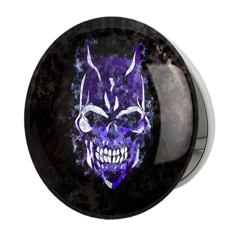 آینه جیبی خندالو طرح علامت کویین انیمه جوجو Jojo مدل تاشو کد 11528 