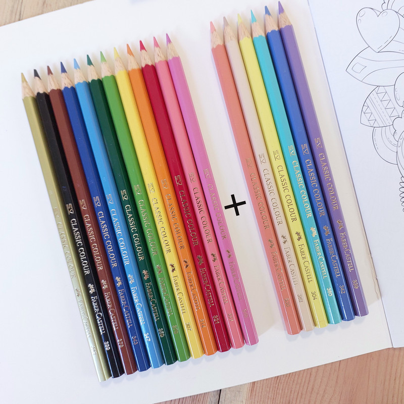 مداد رنگی 18 رنگ فابر کاستل مدل Pastel