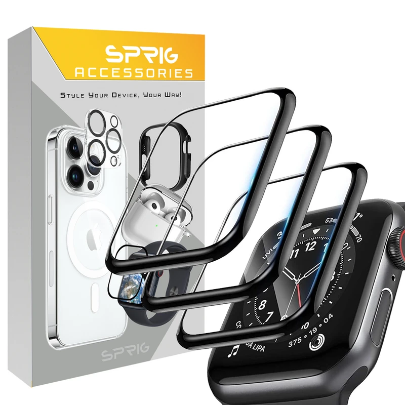 محافظ صفحه نمایش نانو اسپریگ مدل Pmma-SP مناسب برای اپل واچ Series 7 Aluminum 45mm / Series 8 Aluminum 45mm / Series 9 Aluminum 45mm بسته سه عددی