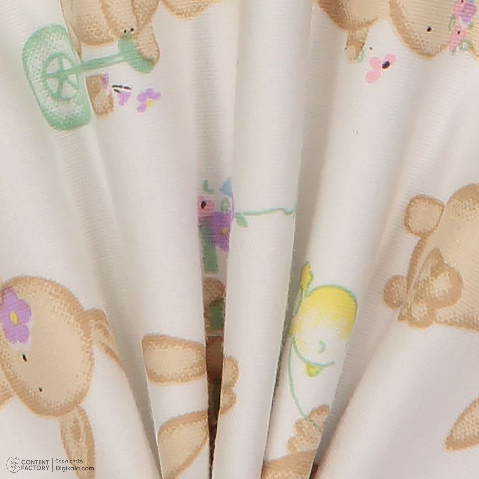ست 3 تکه لباس نوزادی ایندیگو مدل 5015 رنگ استخوانی -  - 8