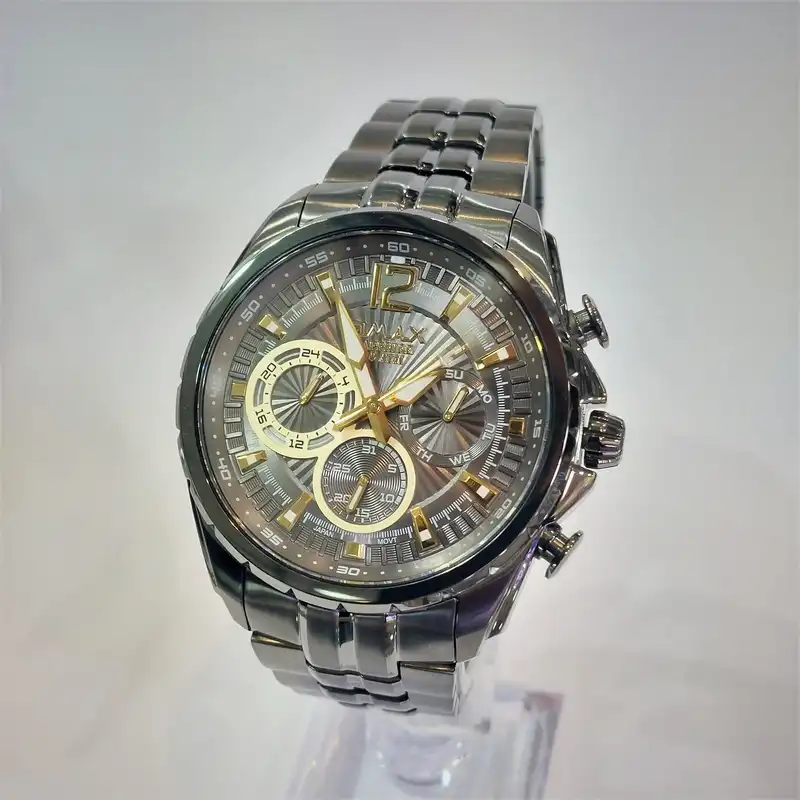 ساعت مچی عقربهای مردانه کوارتز کرنوگراف اوماکس مدل OAEM001N99I