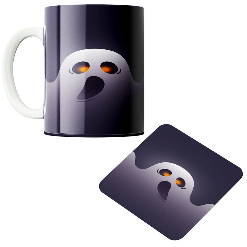 ماگ پادآفرین مدل روح کد 430 به همراه زیر لیوانی 