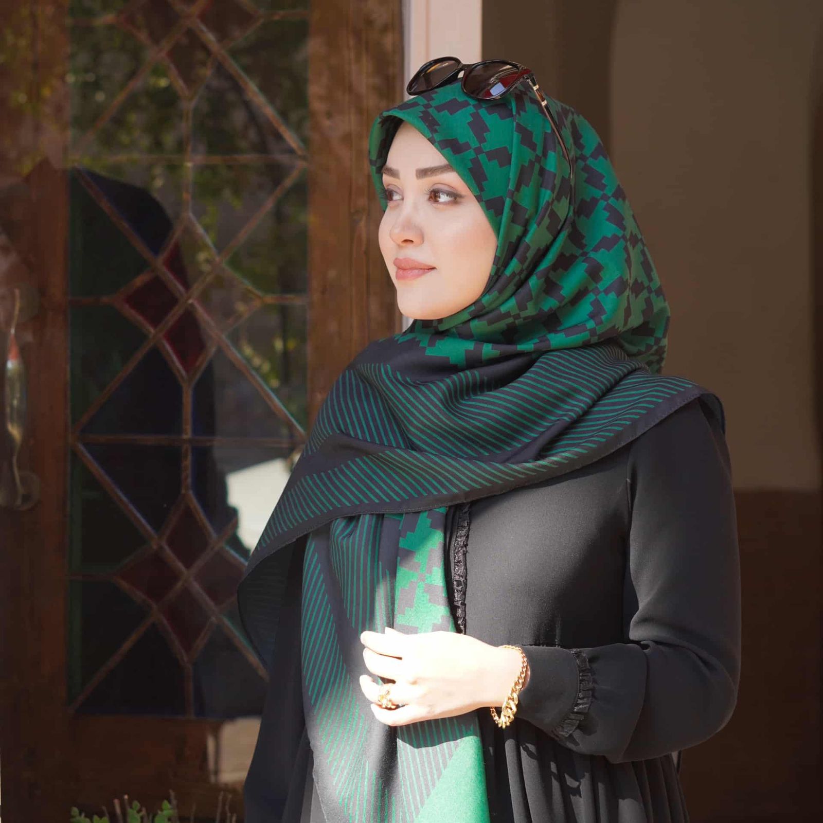 روسری زنانه مدل نخی دست دوز کد 2722 -  - 10