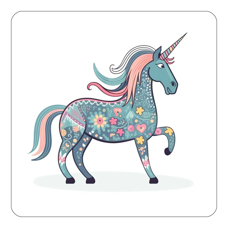 مگنت کاکتی طرح اسب تک شاخ و یونیکورن مدل mp29672