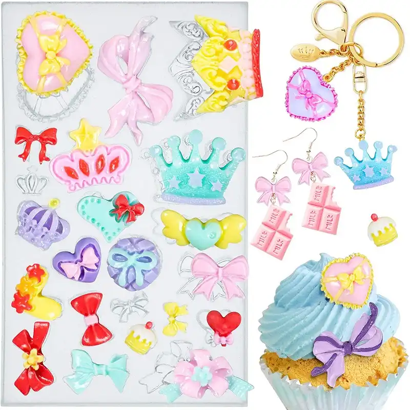 سیلیکون قالب گیری به گز مدل تاج و پاپیون