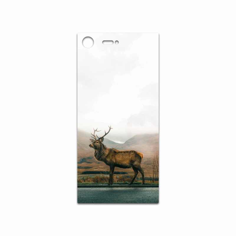 برچسب پوششی ماهوت مدل Horned Deer مناسب برای گوشی موبایل سونی Xperia XZ Premium
