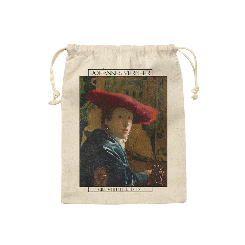 کیسه نان و سبزی ترمه طراحان ایده مدل دختری با کلاه قرمز از ورمر کد art0571 - S