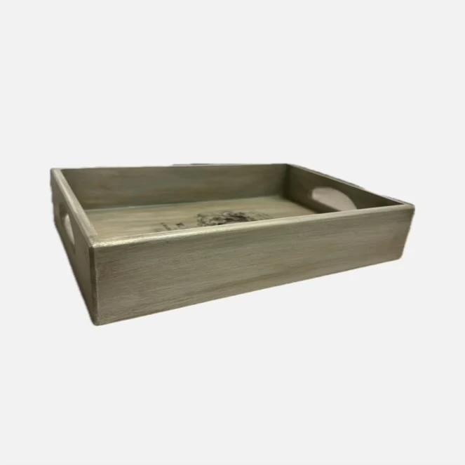 سینی دسته دار مدل پذیرایی طرح مدرن سایز 20*30 سانتی متر