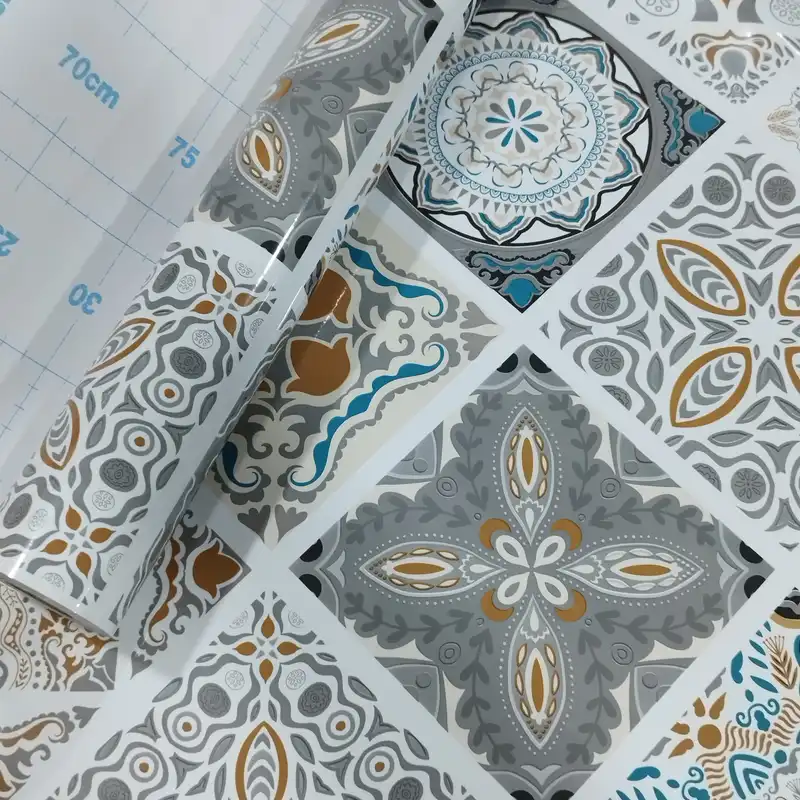 برچسب کابینت طرح کاشی مدل 5020