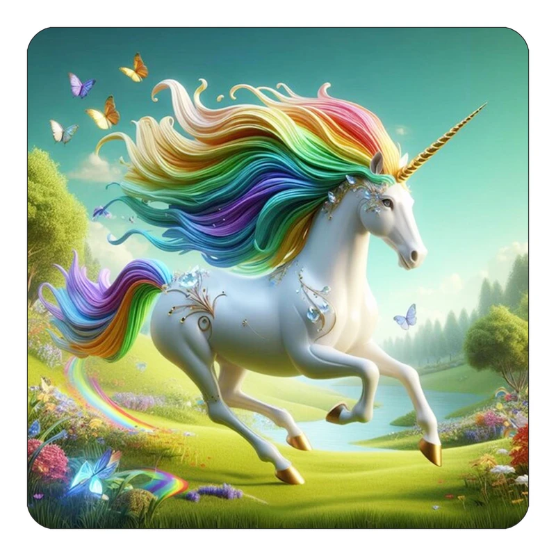 مگنت کاکتی طرح اسب تک شاخ و یونیکورن مدل mp32502