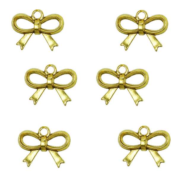 آویز دستبند طرح پاپیون کد 286  بسته 6 عددی