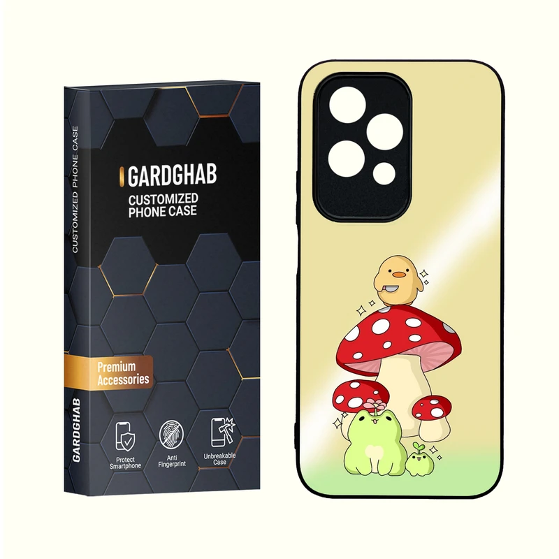 کاور گارد قاب مدل دور ژله ای  گلس فانتزی مناسب برای گوشی انر Honor 200Lite 5G