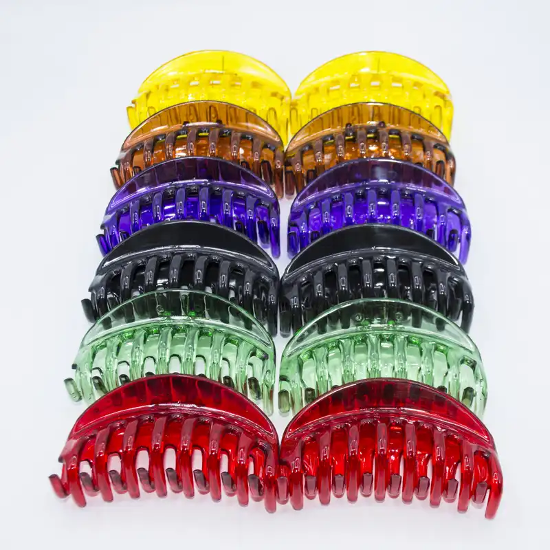 کلیپس مو زنانه مدل crystal بسته 6 عددی