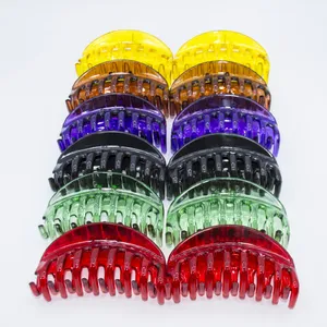 کلیپس مو دخترانه مدل crystal بسته 12 عددی