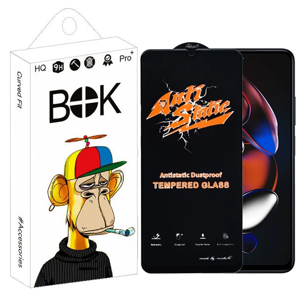 محافظ صفحه نمایش آنتی استاتیک بوک مدل Techra مناسب برای گوشی موبایل شیائومی Mi 12T Pro