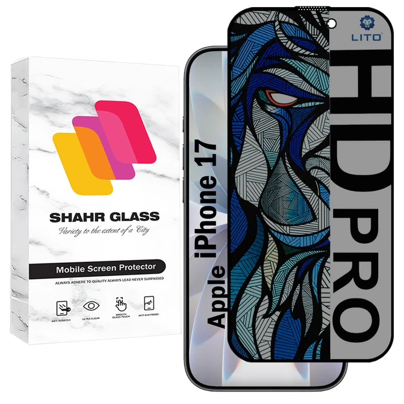 محافظ صفحه نمایش شهر گلس مدل LITOPRV مناسب برای گوشی موبایل اپل iPhone 17