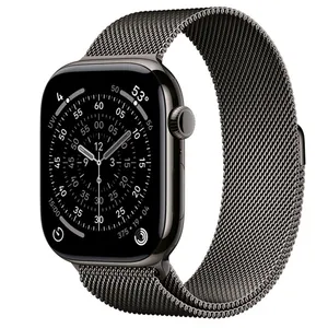 Apple Watch Series 11 46mm Titanium Case with Milanese Band