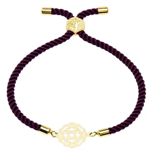 دستبند طلا 18 عیار زنانه الن نار مدل N10084