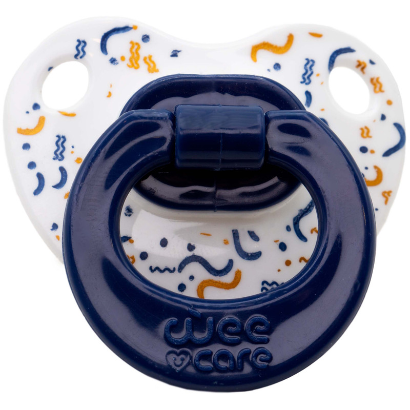 پستانک ارتودنسی وی کر مدل دسته دار مات چاپدار joyful کد P121