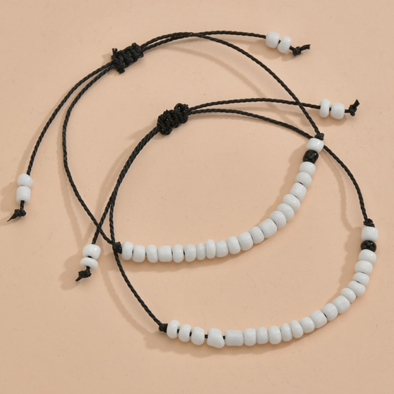 دستبند زنانه ذاریات مدل Z_BMBW334 مجموعه دو عددی