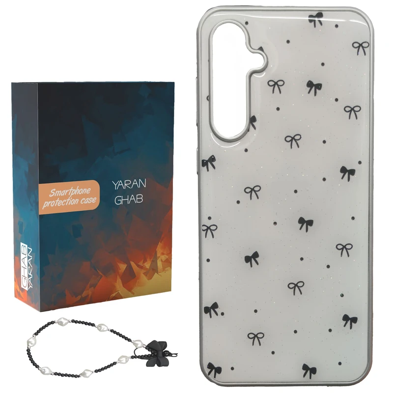 کاور قاب یاران مدل papion مناسب برای گوشی موبایل سامسونگ galaxy A56 به همراه بنداویز