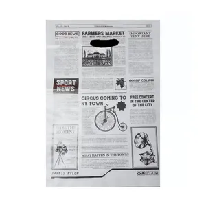 ساک خرید مدل Newspaper کد ۰۲ بسته ۵۰ عددی