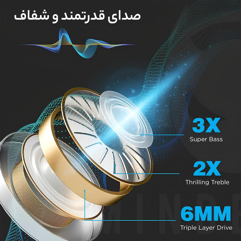 هدفون بلوتوثی مدل MQ80tws