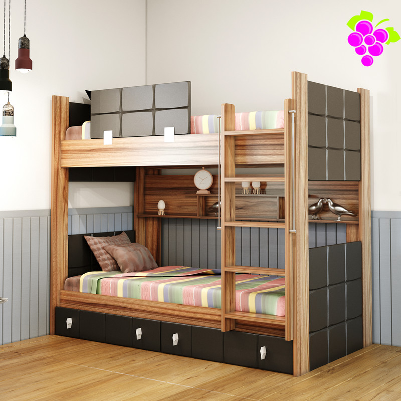 تخت خواب دو طبقه برند وینه چوب مدل لکسوس سایز 90x200 سانتیمتر