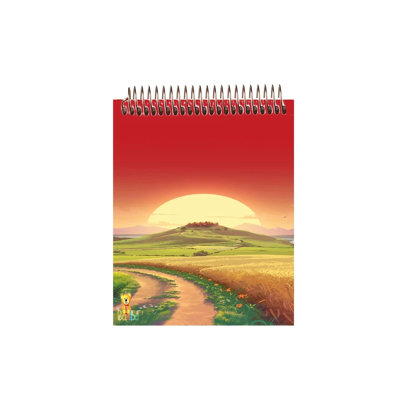 دفتر نقاشی 50 برگ بانیبو مدل غروب افتاب کد369