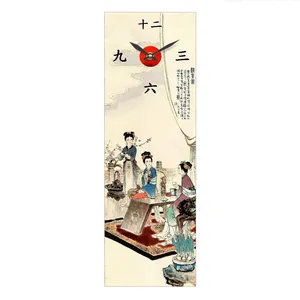 ساعت دیواری طرح نقاشی ژاپنی کد J09