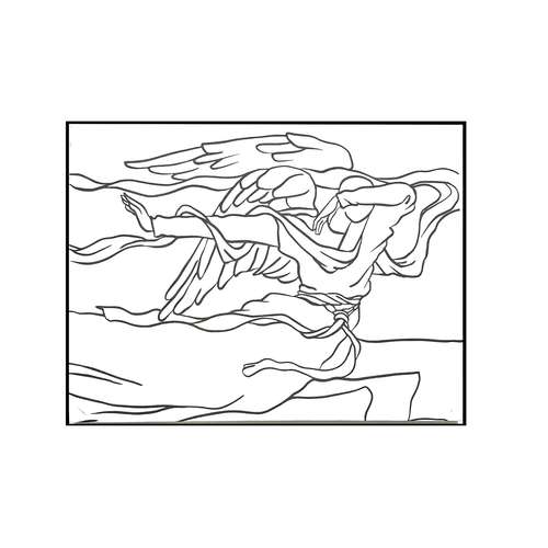 بوم رنگ آمیزی هنرمندان معاصر ایران مدل 03 به همراه رنگ و قلمو