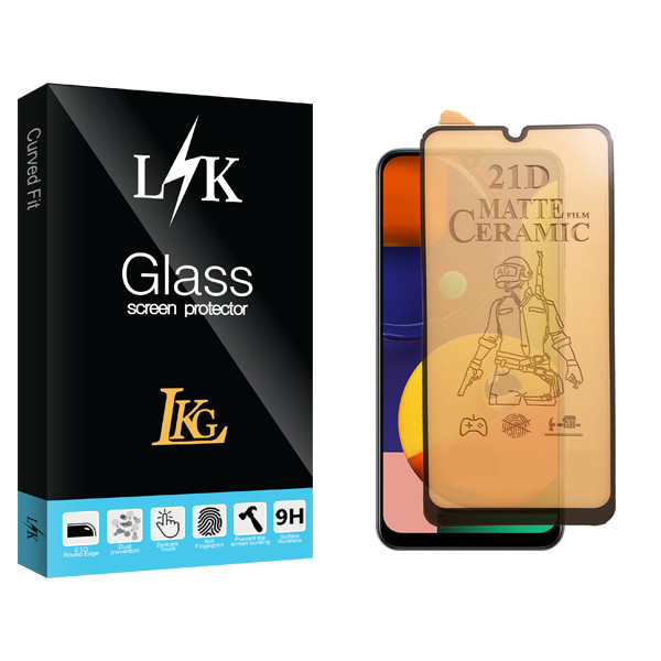 محافظ صفحه نمایش سرامیکی مات ال کا جی مدل LK Glass مناسب برای گوشی موبایل سامسونگ Galaxy A32 4G / Galaxy A22 4G / Galaxy A31 / Galaxy M31 / Galaxy A20