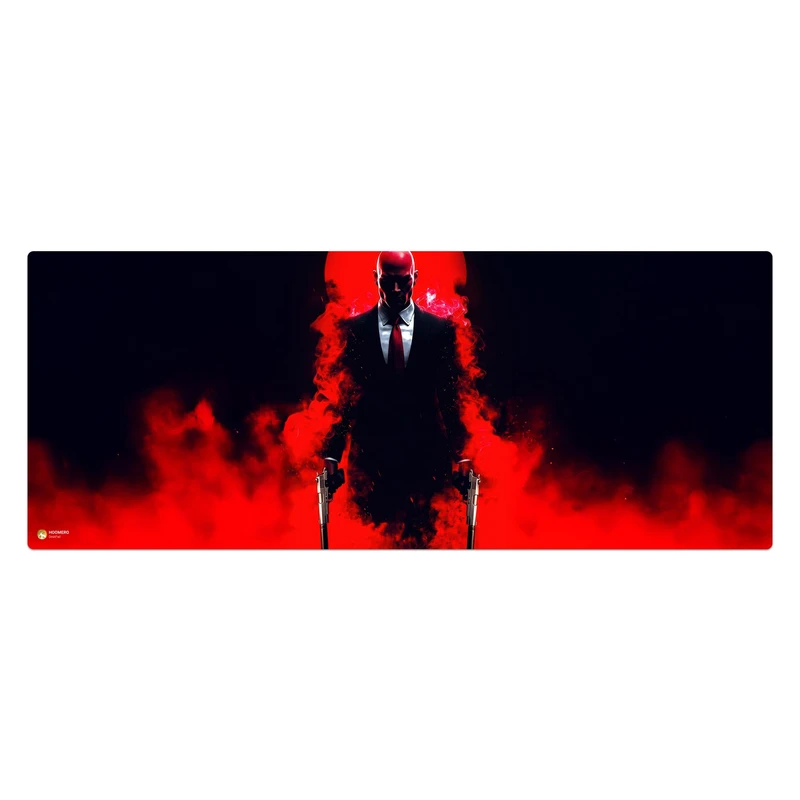 ماوس پد هومرو مدل HX506 طرح Hitman سایز 40x100 سانتی‌متر
