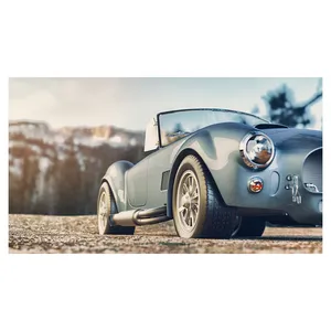 فرش پارچه‌ای مدل فرشینه طرح ماشین کلاسیک شلبی کبرا کد AR3059776