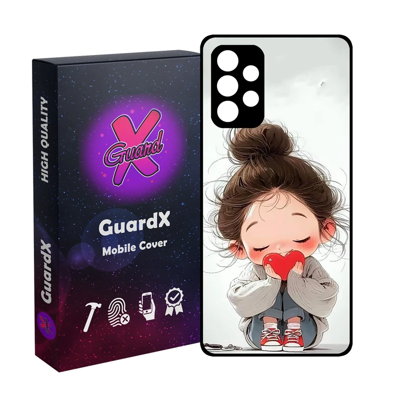 کاور گارد ایکس طرح Girl مدل 10720 مناسب برای گوشی موبایل سامسونگ Galaxy A32 4G