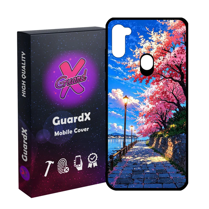 کاور گارد ایکس طرح جاده دریا مدل Glass10791 مناسب برای گوشی موبایل سامسونگ Galaxy A11/M11