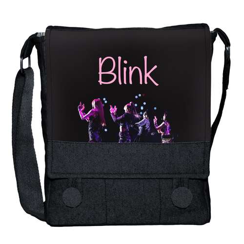  کیف دوشی دخترانه چی چاپ طرح بلک پینک کد Blink