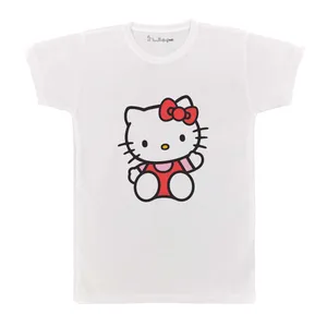 تی شرت بچگانه پرمانه طرح Kitty کد pmt.2393